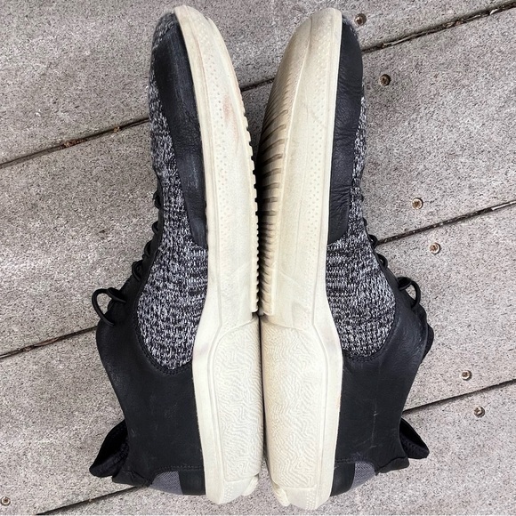 Ecco Men Euro 44 Intrinsic Gray Black Knit Low Top Athletic Sneaker Shoe 10/10.5 - Picture 6 of 16